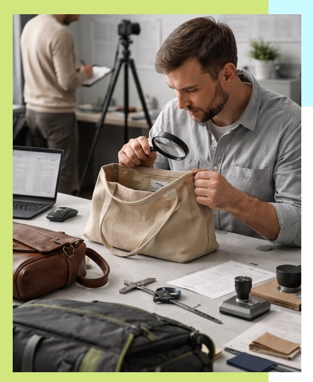 Сертификация сумок в Домодедове, оформление и получение сертификатов