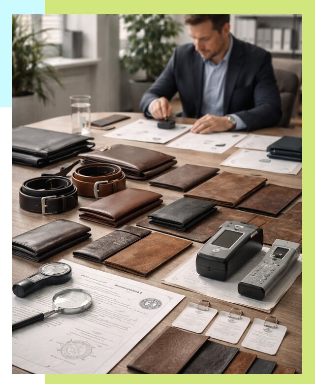 Сертификация кожаных изделий в Домодедове от 12631 р. | Алешин-Дмд