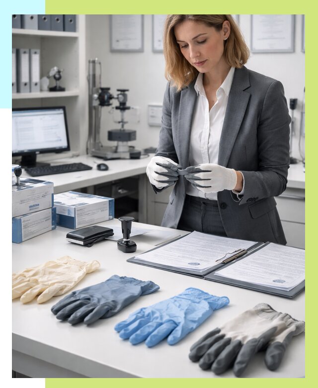 Сертификация перчаток в Домодедове от 8947 р. | Алешин-Дмд