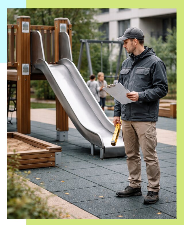 Сертификация детских площадок в Домодедове от 26315 р. | Алешин-Дмд