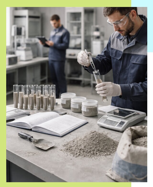 Сертификация цемента и подтверждение качества продукции в Домодедове