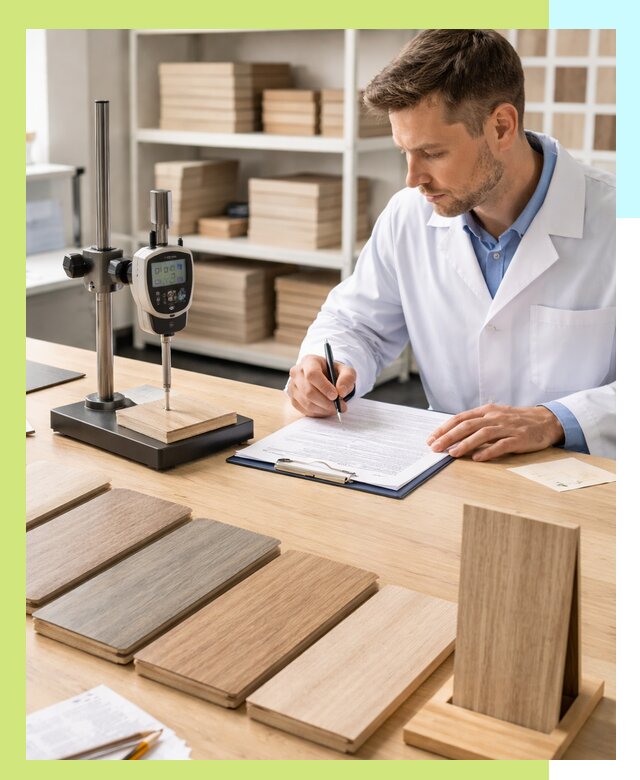 Сертификация ламината с испытаниями и оформлением документов в Домодедове