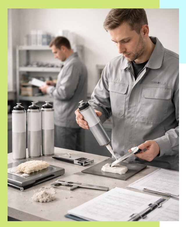 Сертификация монтажной пены и соответствие стандартам в Домодедове