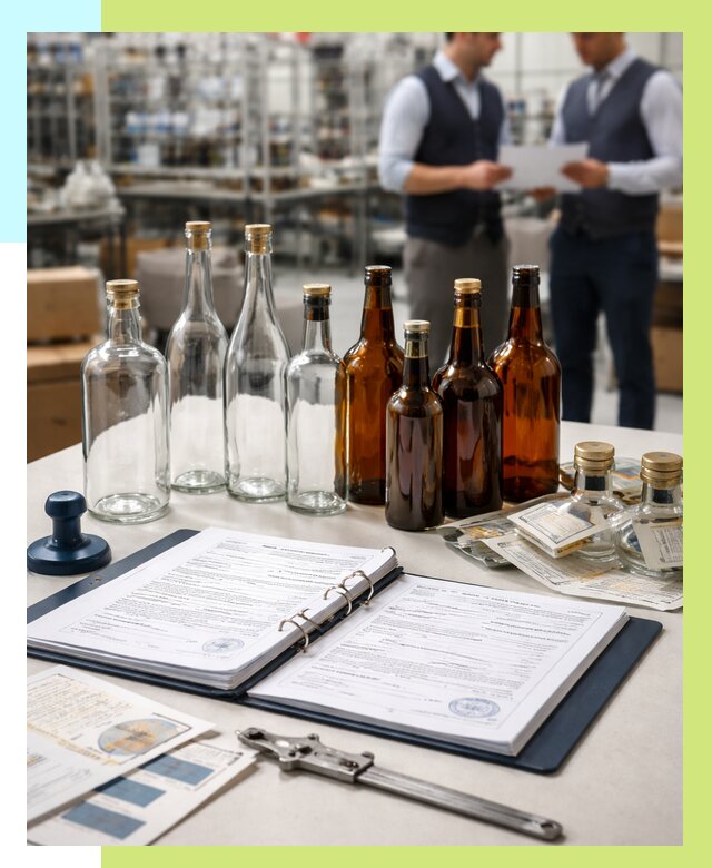 Сертификация стеклянных бутылок в Домодедове от 26315 р. | Алешин-Дмд