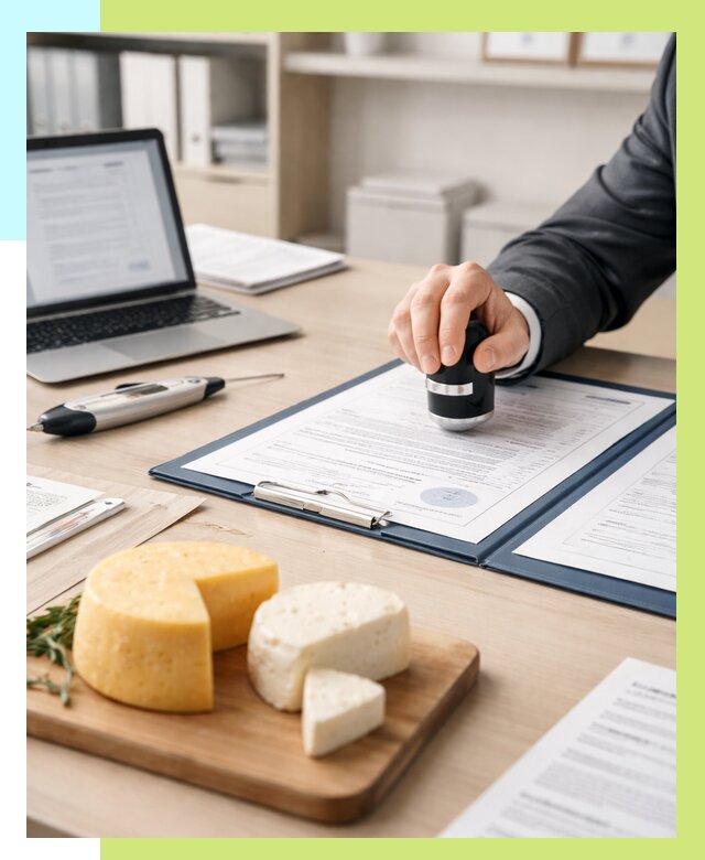 Сертификация сыров в Домодедове от 15789 р | Сертификат на сыр Алешин-Дмд