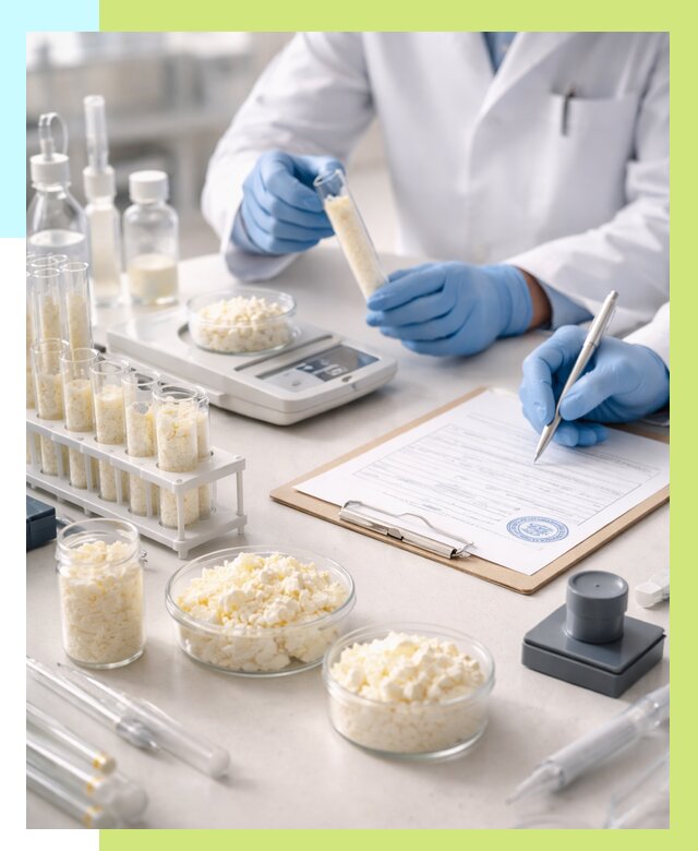 Сертификация творога в Домодедове от 12631 р. под ключ | Алешин-Дмд