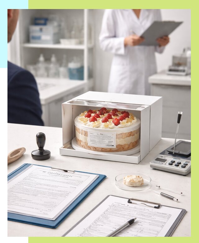 Сертификация тортов в Домодедове от 9473 р. заказать | Алешин-Дмд