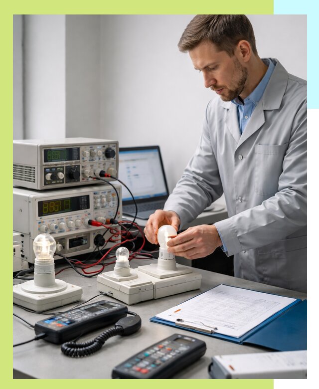 Сертификация ламп и светильников в Домодедове по нормативам