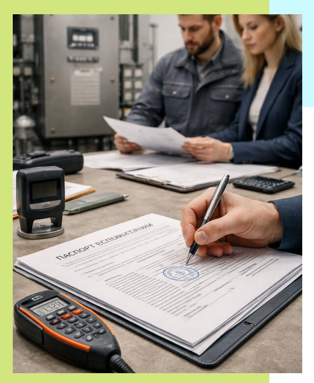 Оформление паспорта эксплуатации оборудования в Домодедове