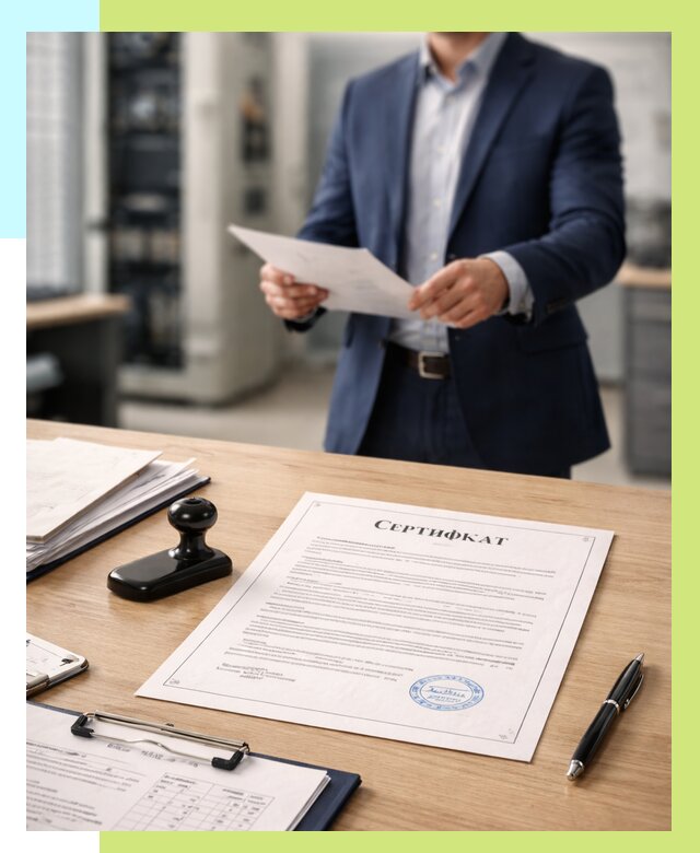 Сертификат на оборудование в Домодедове от 15789 р. | Алешин-Дмд