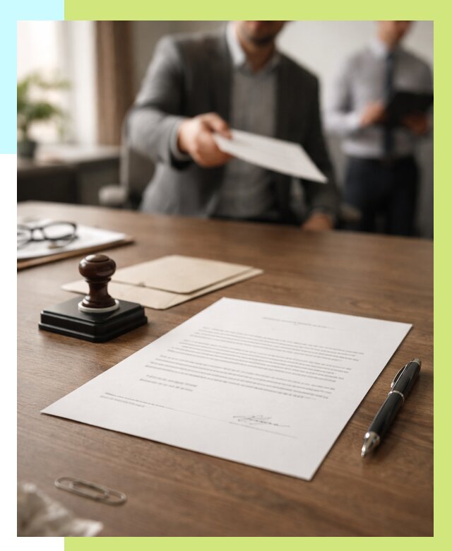 Отказное письмо по сертификации в Домодедове от 3684 р. | Алешин-Дмд