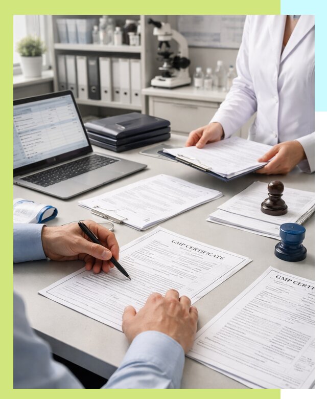 Оформление сертификата GMP в Домодедове для фармпроизводства