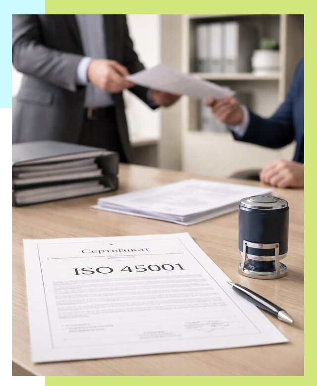 Сертификат ISO 45001 в Домодедове под ключ от 47367 р. | Алешин-Дмд