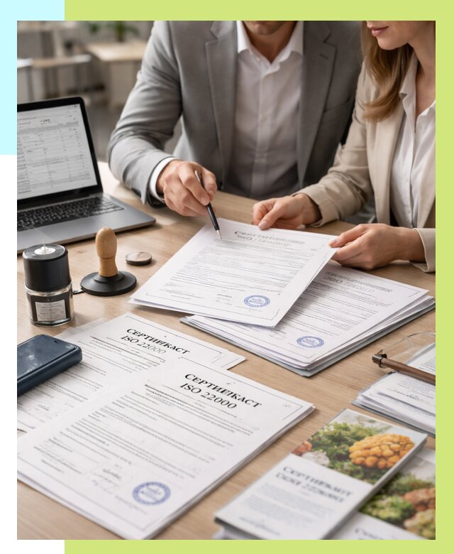 Сертификат ISO 22000 в Домодедове от 42104 р. под ключ | Алешин-Дмд