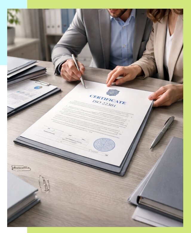 Сертификат ISO 22301 в Домодедове от 47367 р. | Алешин-Дмд срочно