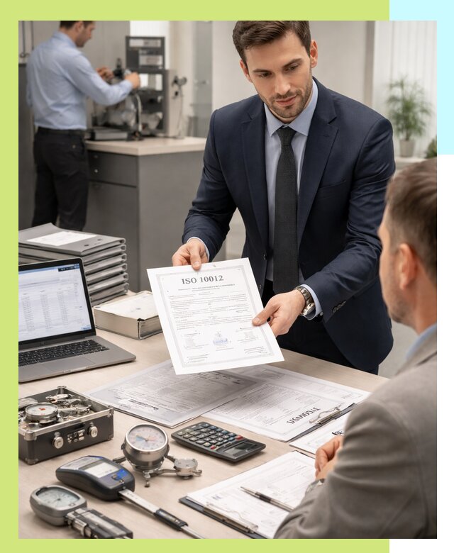 Выдача сертификата ISO 10012 по требованиям метрологии в Домодедове