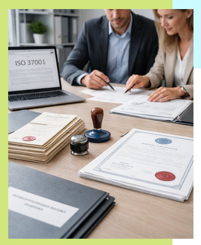 Получение сертификата ISO 37001 по системе борьбы с коррупцией в Домодедове