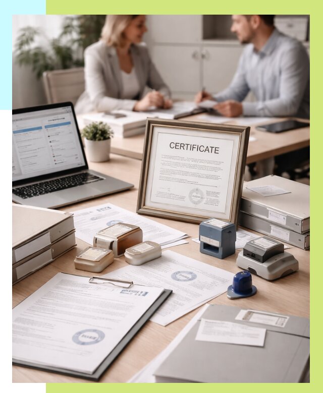 Сертификация компании в Домодедове от 47367 р. | Алешин-Дмд — заказ